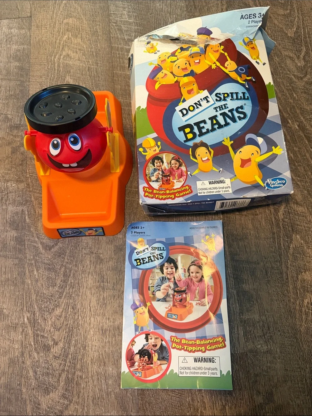 Hasbro Don't Spill The Beans Game - Red Bean & Orange Base